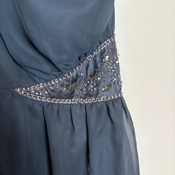 Free People Dancing in the Moonlight navy blue dress - Picture 3 of 7